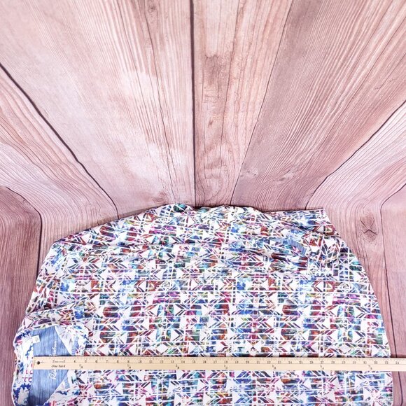 Robert Graham Mens 2XLT Abstract Geometric Colorful Long Sleeve Button Up Shirt - Picture 16 of 16